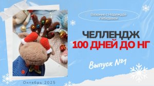 Челлендж №1: "100 дней до НГ" / Новогодние вязаные игрушки крючком / Амигуруми крючком