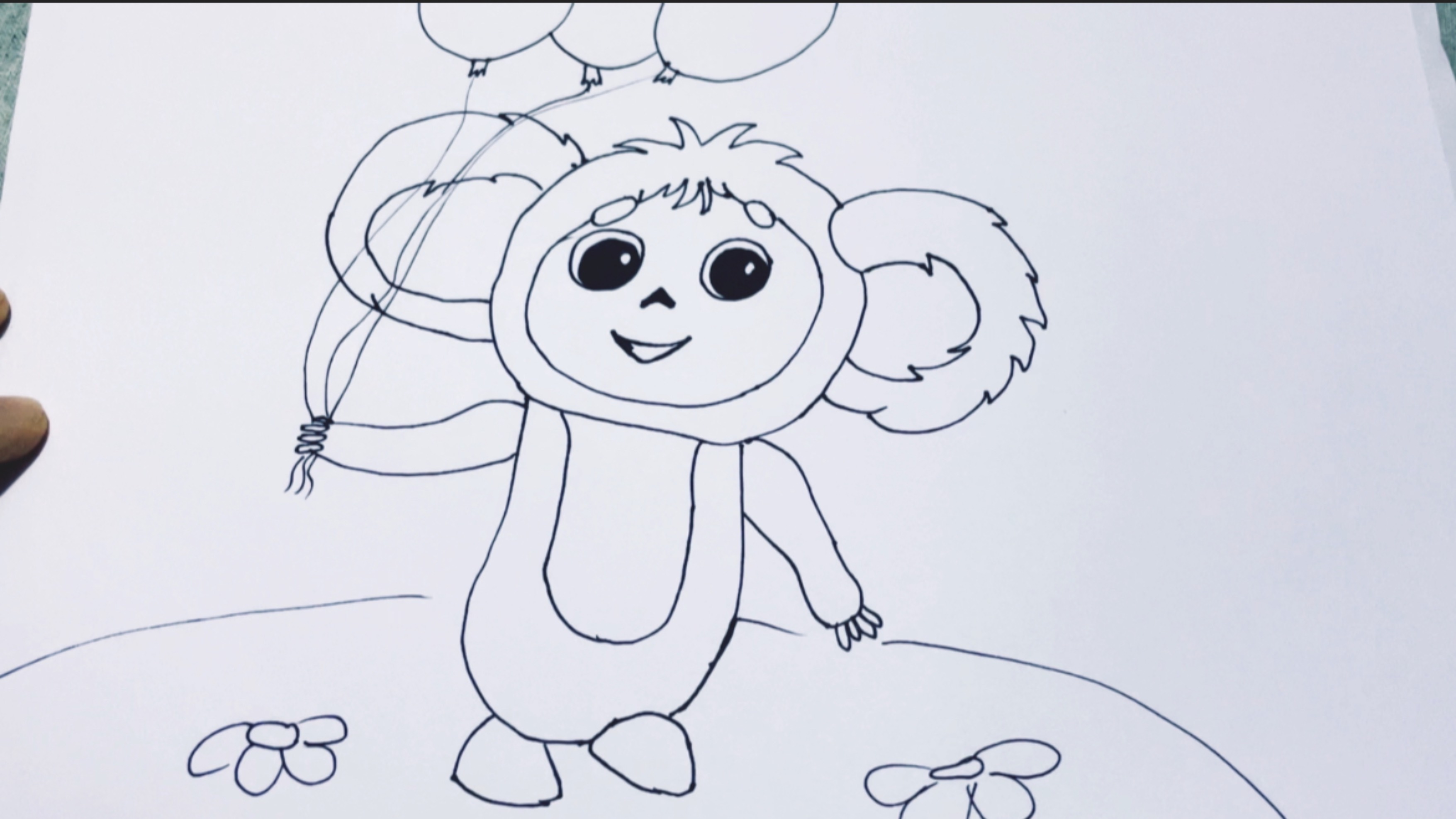 ЧЕБУРАШКА. Рисуем Вместе. смотреть онлайн