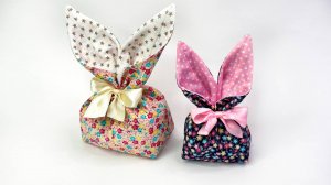 Мастер класс по шитью 🐰 Как просто сшить милый подарочный мешочек с ушками кролика