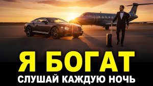 💰 Я БОГАТ | ДЕНЕЖНЫЕ АФФИРМАЦИИ для СНА | Слушай ПЕРЕД СНОМ