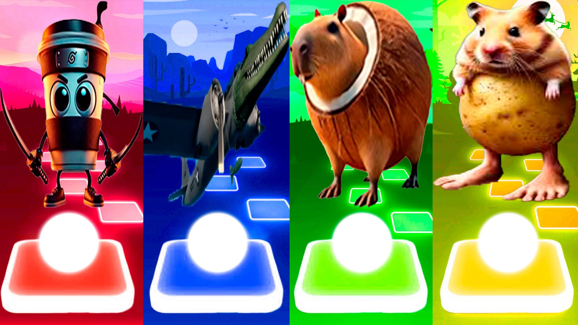 КАПУЧИНО АССАСИНО 🆚 БОМБАРДИРО КРОКОДИЛО 🆚 БУРБАЛОНИ ЛУЛИЛОЛИ 🆚 ПИПИ ПОТАТО | Tiles Hop №259 смотреть онлайн