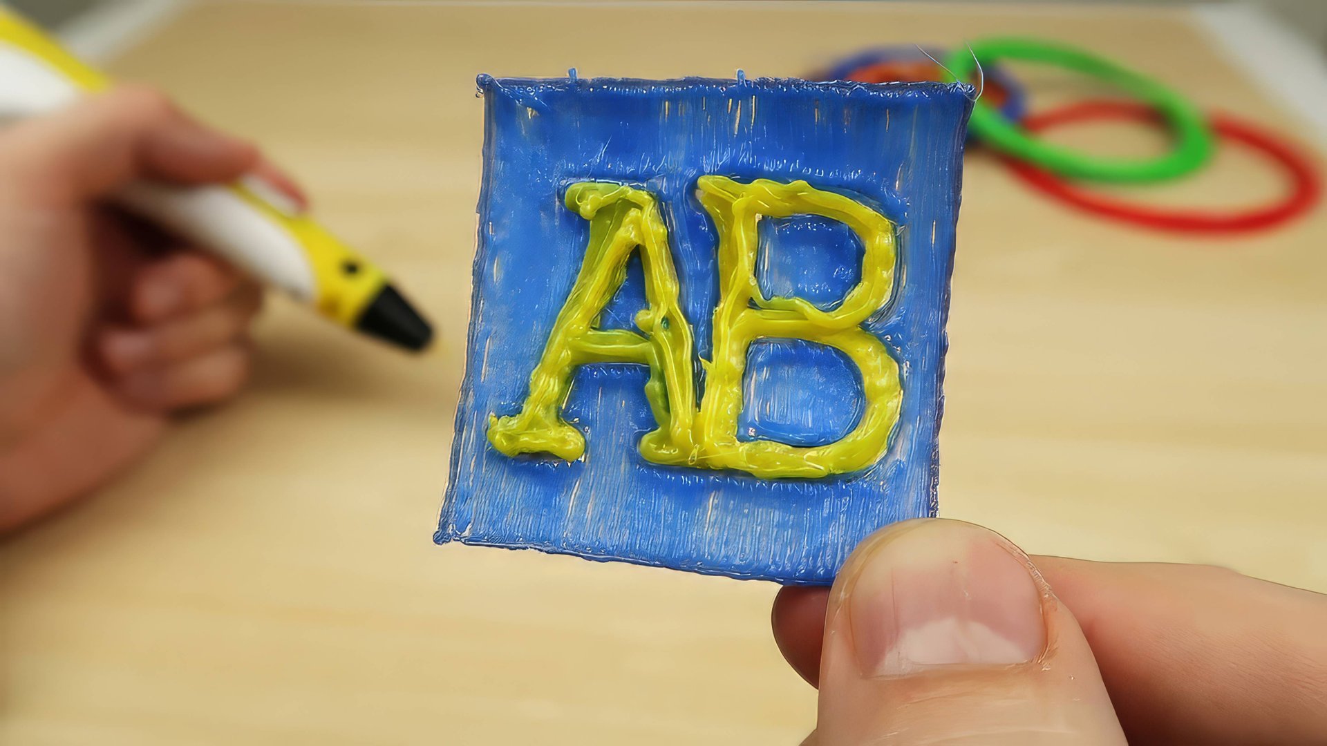 3D РУЧКА, нарисовал логотип канала Alex Boyko! смотреть онлайн