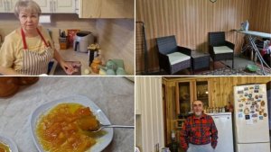 ПРИГОТОВИЛА ФРИКАСЕ, РАЗЛИЛА ВАРЕНЬЕ,ПОСТАВИЛА МЕБЕЛЬ И ФОНАРЬ.