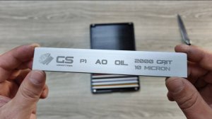 167. Заточка кухонного универсала, абразивы GS из оксида алюминия.