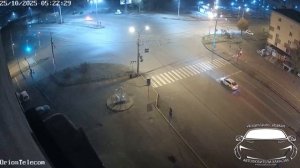 Момент аварии в Абакане