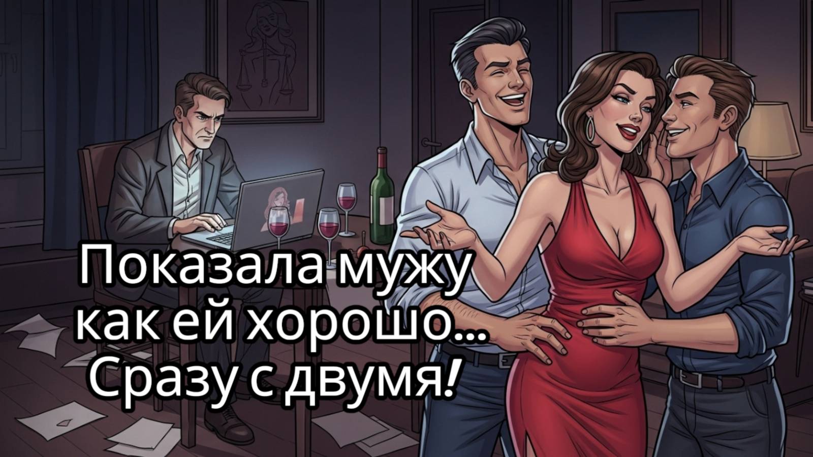 Жена показала мне видео измены… Я был в шоке от увиденного...Веселая ночь жены. смотреть онлайн