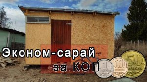 👷♂️ Строим сарай из вторсырья: бюджетный вариант для тех, кому “прижало”!