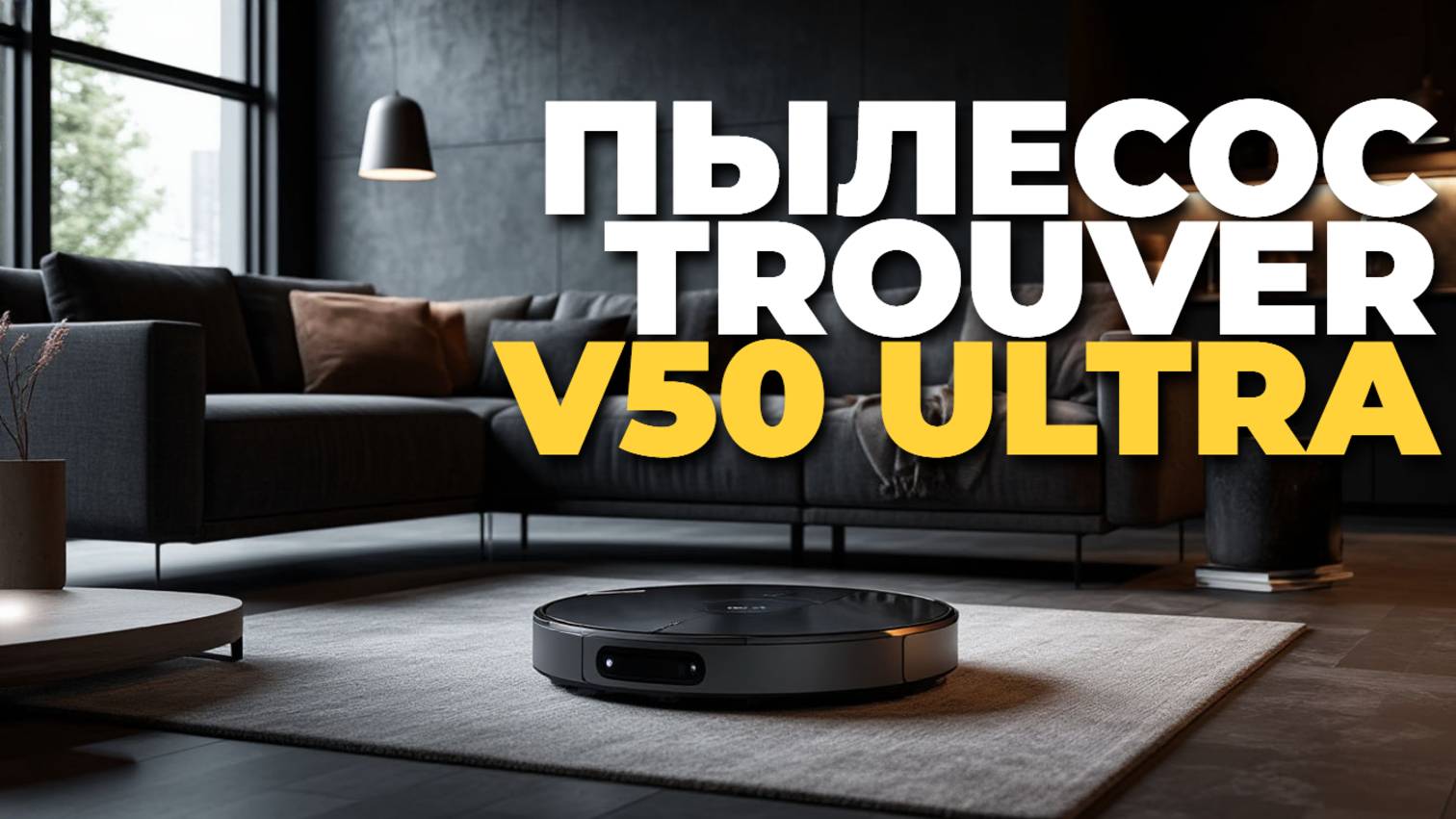 Trouver Robot Vacuum V50 Ultra Complete — стоит ли покупать умный пылесос?