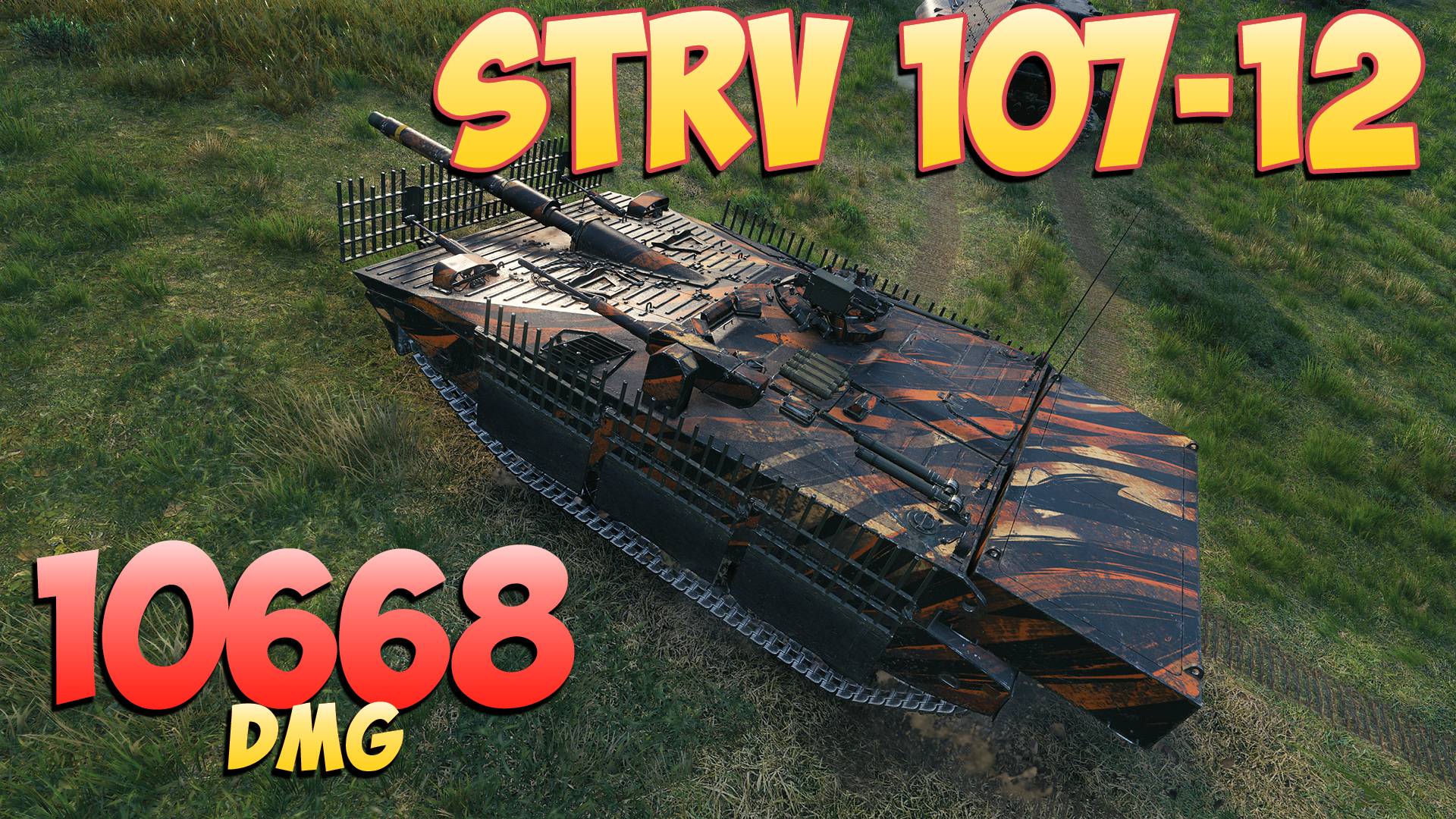 Strv 107-12 - 4 Фрагов 10.6K Урона • Свежий! • World Of Tanks 2.0