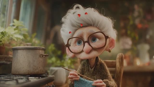 Да какая, ж,  я бабуся...