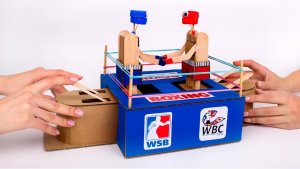 Как Сделать Настольную Игру «Бокс» из Картона Своими Руками