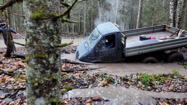 Тесты Газели 6х6 на V8 с Combat crew