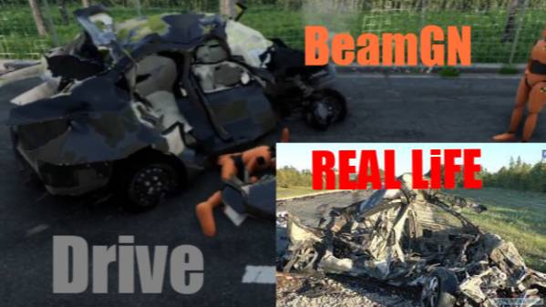 Авария на реальных событиях в BeamNG.Drive #4