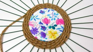 Простой способ плетения очаровательной корзинки из джутовой веревки