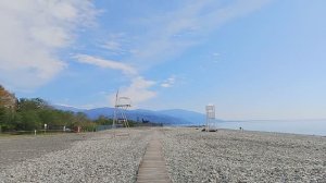 Сочи. Адлер. Пляж Крылья Балтики.