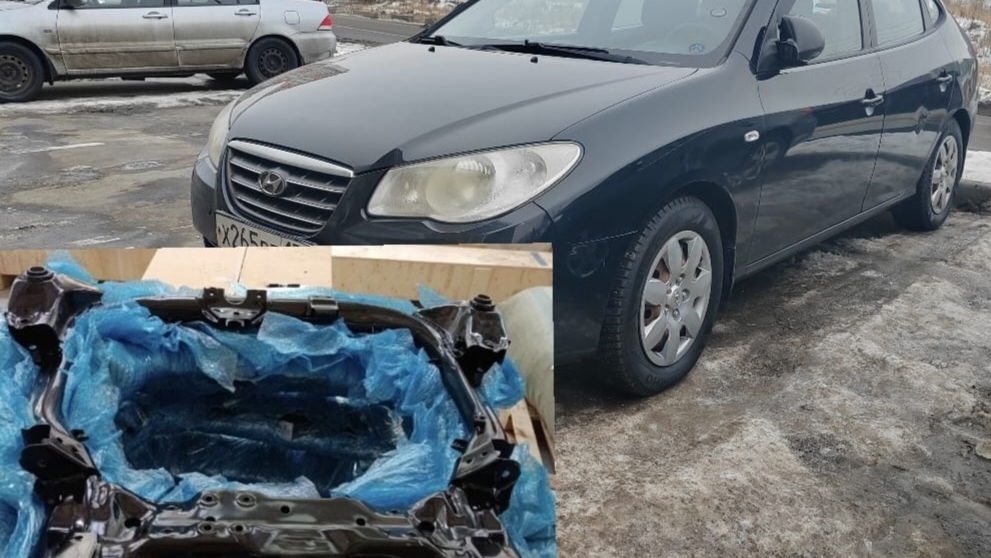 Китайский подрамник - Hyundai Elantra 4 - Установка подрамника