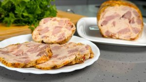 Настоящая Домашняя ВЕТЧИНА, лучше , чем в магазине - вкуснее и полезнее! Рецепт запеченной ветчины!