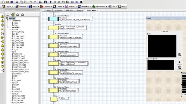 Модуль для тестирования DCDC преобразователей Программы