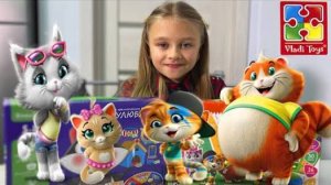 Распаковка Игрушек _ Приключения Котят и Челлендж Зоркий глаз _ Tiki Taki Kids