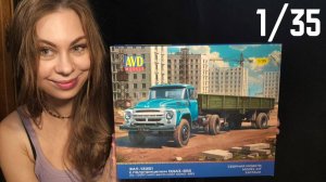 ЗИЛ-130 с прицепом в 35 масштабе. Крутейшая новинка в моделизме