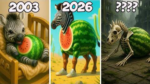 Эволюция зибры Зубра Зибралини - Italian Brainrot смотреть онлайн