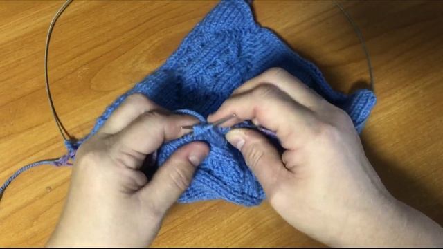 Красивый Аран на изнаночной глади для вас смотреть онлайн