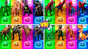 Динозавры МЕГАМИКС 197-200 уровни - Мультики про Динозавров | МУЛЬТФИЛЬМЫ ДИНОЗАВРЫ в Tiles Hop