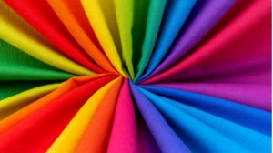 Радуга цветов в одном лоскутном колодце