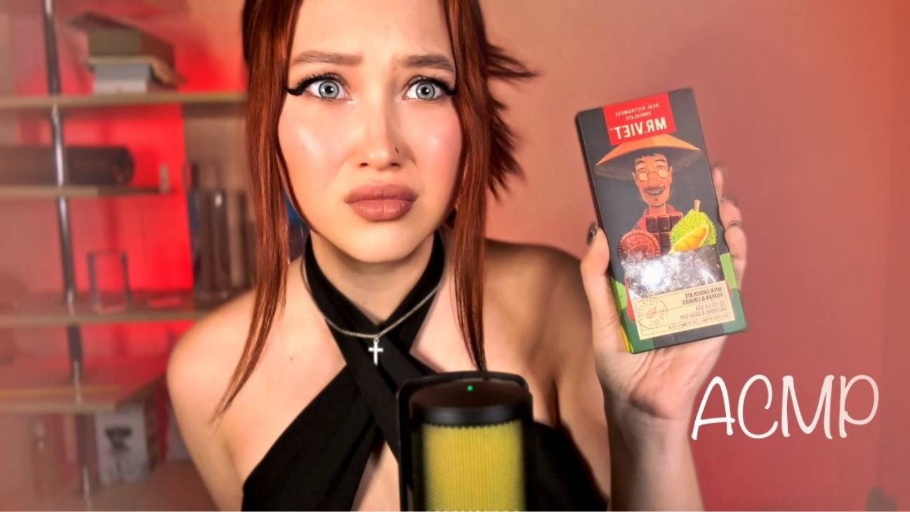 АСМР ПРОБУЮ ШОКОЛАДКУ С ДУРИАНОМ смотреть онлайн