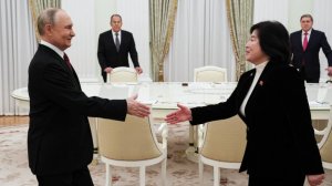 Путин принял в Кремле министра иностранных дел КНДР Цой Сон Хи