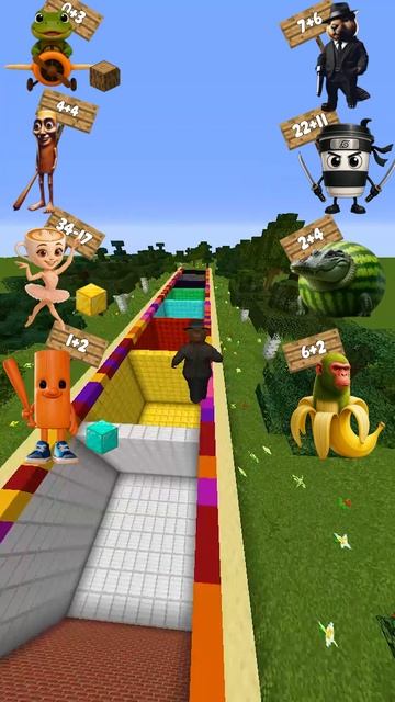 Los Tralaleritos Baby VS Italian Brainrot! Longer Jump in Minecraft! Help Lirili Larila #brainrot смотреть онлайн