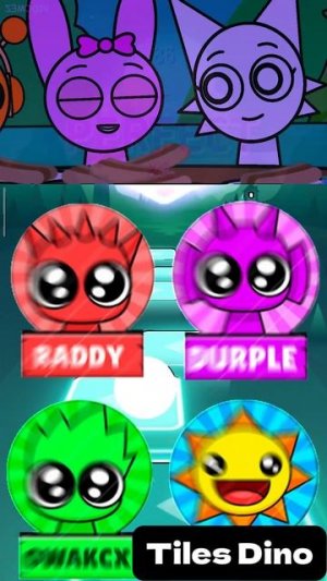 КТО ЛУЧШИЙ СПРУНКИ? уровень 62 - Мультики про Спрунке | МУЛЬТФИЛЬМЫ SPRUNKI в Tiles Hop