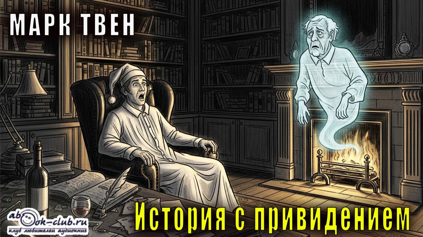 Марк Твен "История с привидением" (рассказ) смотреть онлайн
