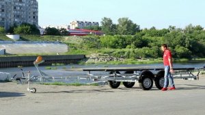 Курганский лодочный прицеп с тормозами