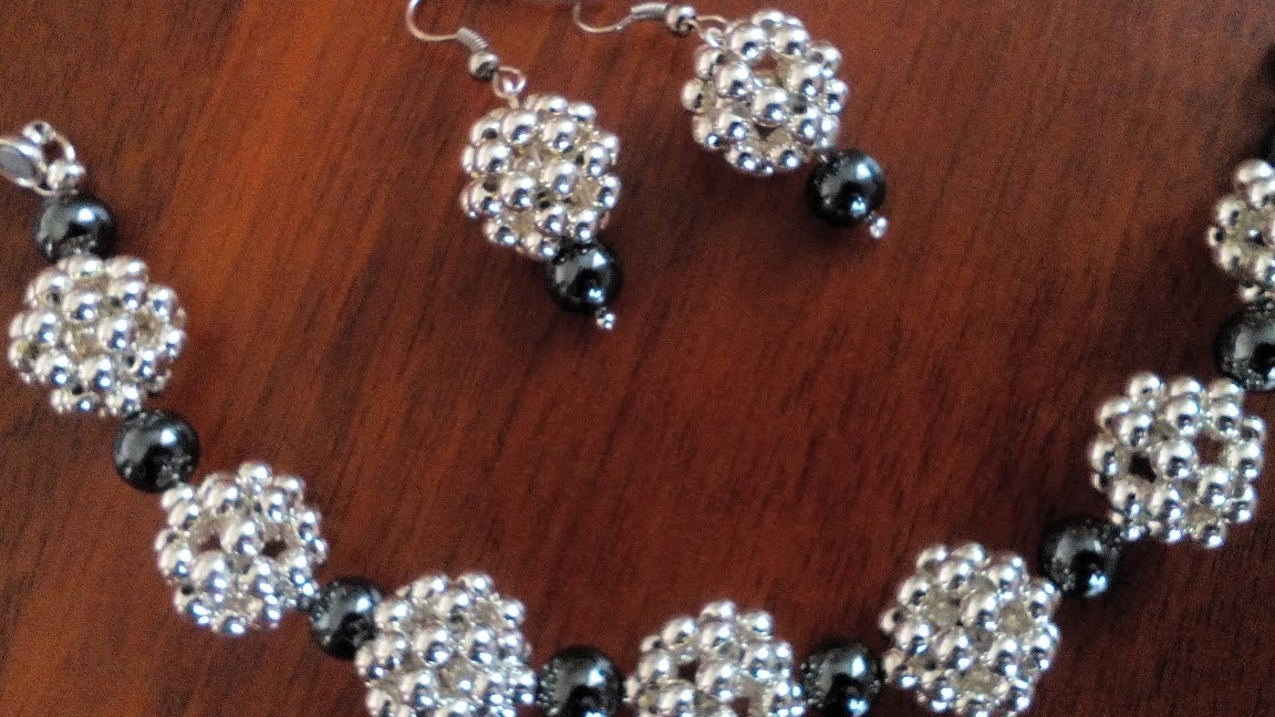 Браслет из серьги из бусин. Мастер-класс смотреть онлайн