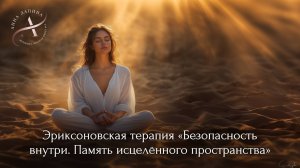 Эриксоновская терапия «Безопасность внутри. Память исцелённого пространства»
