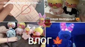 ✰°НОЧЁВКА С ДАШЕЙ И УТОЧКАМИ°✰ 24 ЧАСА ВЛОГ)  ИДЕМ НА КОНЦЕРТ)  РАСПАКОВКА ПОСЫЛКИ ОТ ПОДПИСЧИЦЫ𖤓)