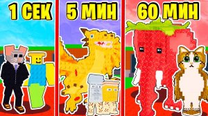 РОБЛОКС НО КАЖДУЮ СЕКУНДУ БРЕЙНРОТЫ СТАНОВЯТЬСЯ СИЛЬНЕЕ РОБЛОКС ЧЕЛЛЕНДЖ НУБ И ПРО ВИДЕО ROBLOX