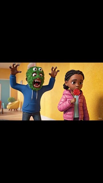 Хэллоуинский пранк Халила... не удался 😑 (3D-анимация) | Halloween Prank Fail #shorts #3danimation