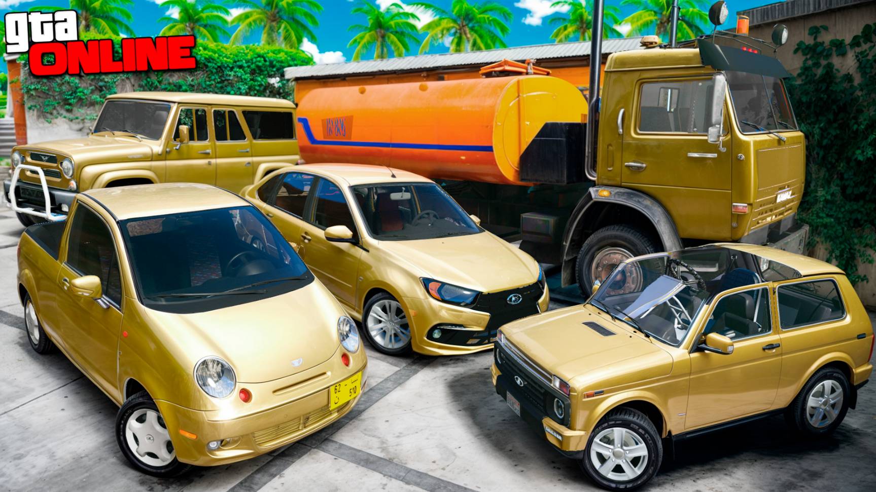 Угнал кучу золотых чит тачек и огромный монстр трак у мажора за 180 сек! Битва воров в ГТА 5 Онлайн смотреть онлайн