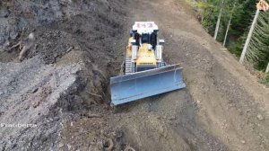 Строительство, срезаем горный склон, следующий обзор