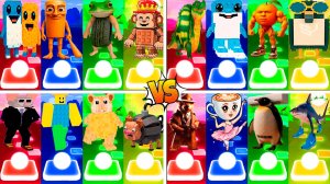 МЕГАМИКС ТРАЛАЛЕРО ТРАЛАЛА 🆚 ТУН ТУН ТУН САХУР 🆚 ДРУГИЕ БРЕЙНРОТ МЕМЫ | Tiles Hop №253-256