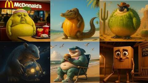 Italian Brainrot But They All From Another Universe смотреть онлайн