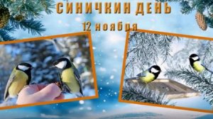 12 ноября синичкин день - история и традиции праздника.