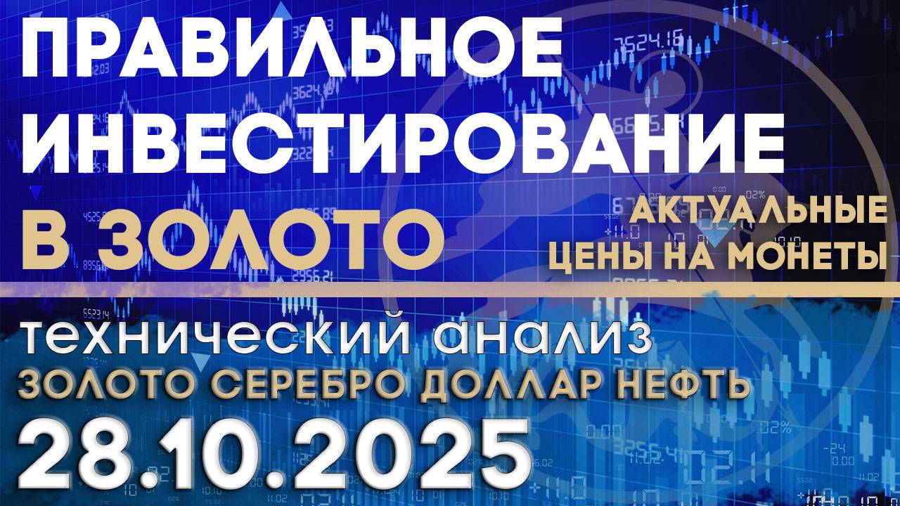 Фиксация прибыли на пиках-покупка на спадах. Анализ рынка золота, серебра, нефти, доллара 28.10.2025 смотреть онлайн