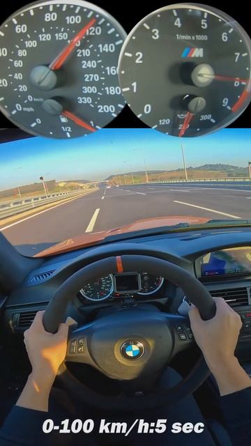 E92 M3 GTS - Разгон от 0 до 270 км/ч смотреть онлайн