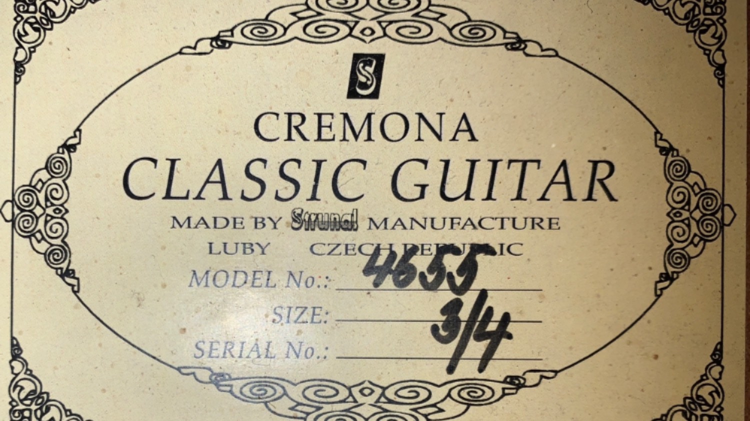 Гитара Cremona 4655 размер 3/4 ель ламинат - Пусть бегут неуклюже смотреть онлайн
