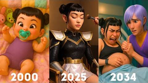 K-Pop Demon Hunters _  Evolution  of Zoey_ From baby to k pop Demon Hunter