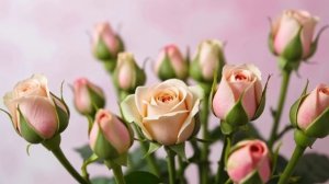 Футаж. Букет роз.