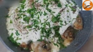 Жаренные караси в сметане